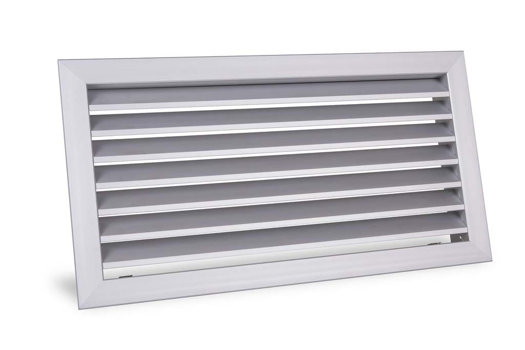 Griglie di ripresa in alluminio passo 25 mm