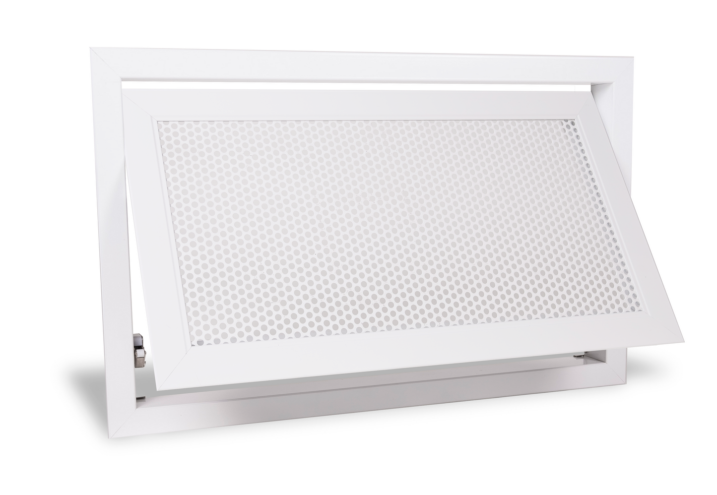 Griglia di ripresa bianca forellinata con filtro