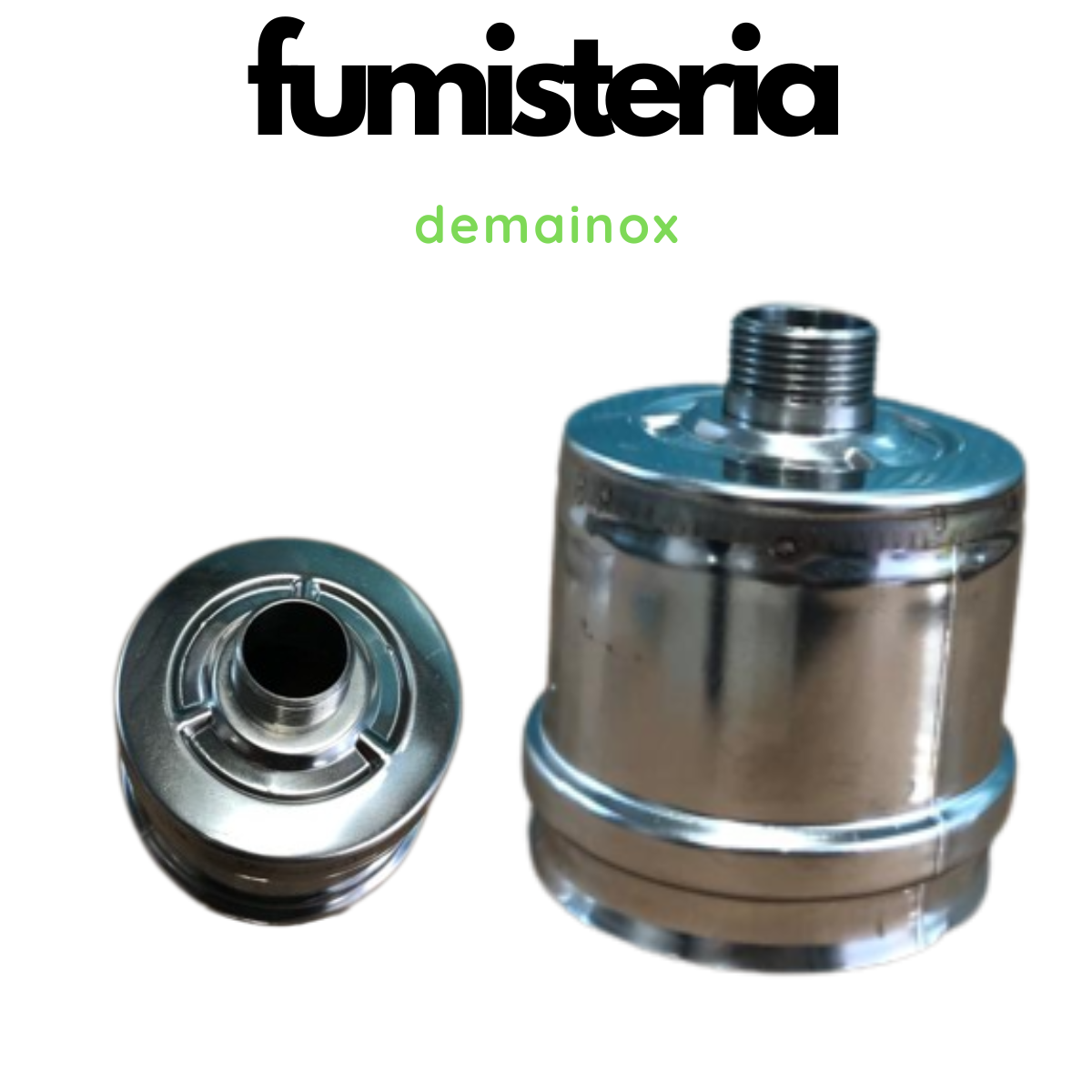 Tappo Scarico condensa per tubo Acciaio Inox canna fumaria stufa caminetto barbecue